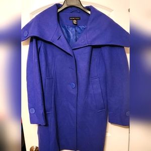 Bluish Purple Long Coat